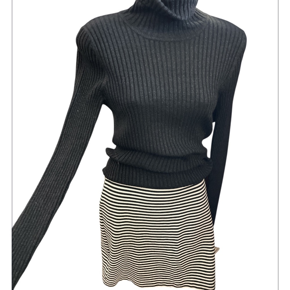 Gap mini skirt stretchy striped small